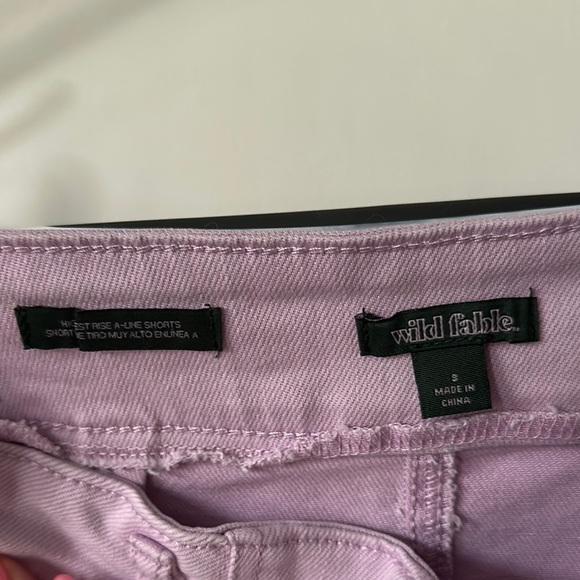 WILD FABLE | Pink Women's High Waisted Shorts AS IS - Picture 13 of 15